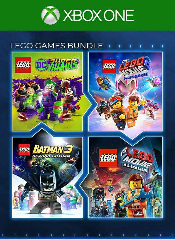LEGO Games Bundle (4 gry) Xbox Ms Store Brazylia