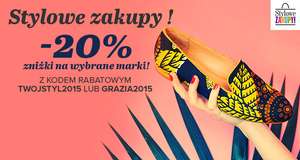 Kod rabatowy -20% na wybrane marki butów @ Sarenza