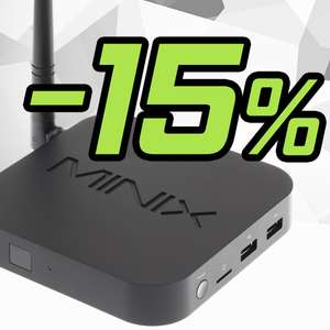 Kod rabatowy 15% na zakup Android Box Minix NEO X6 @ ŚwiatBaterii