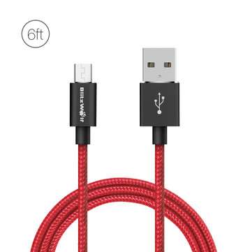 Kabel BlitzWolf BW-MC2 Micro USB 2.4A 1.8m poniżej 2$