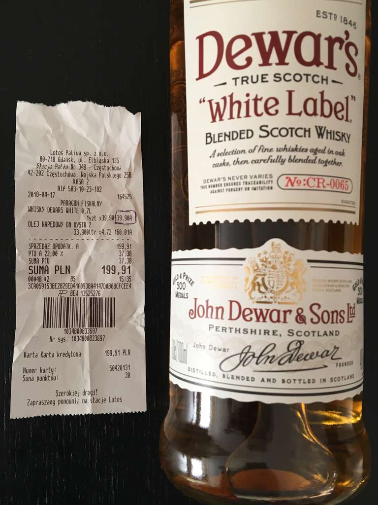 Whisky Dewar's White Label 0,7L - LOTOS