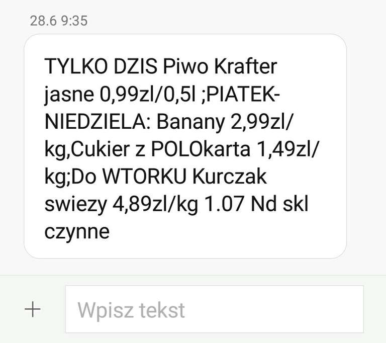 Piwo Krafter 0.5l w Polomarket
