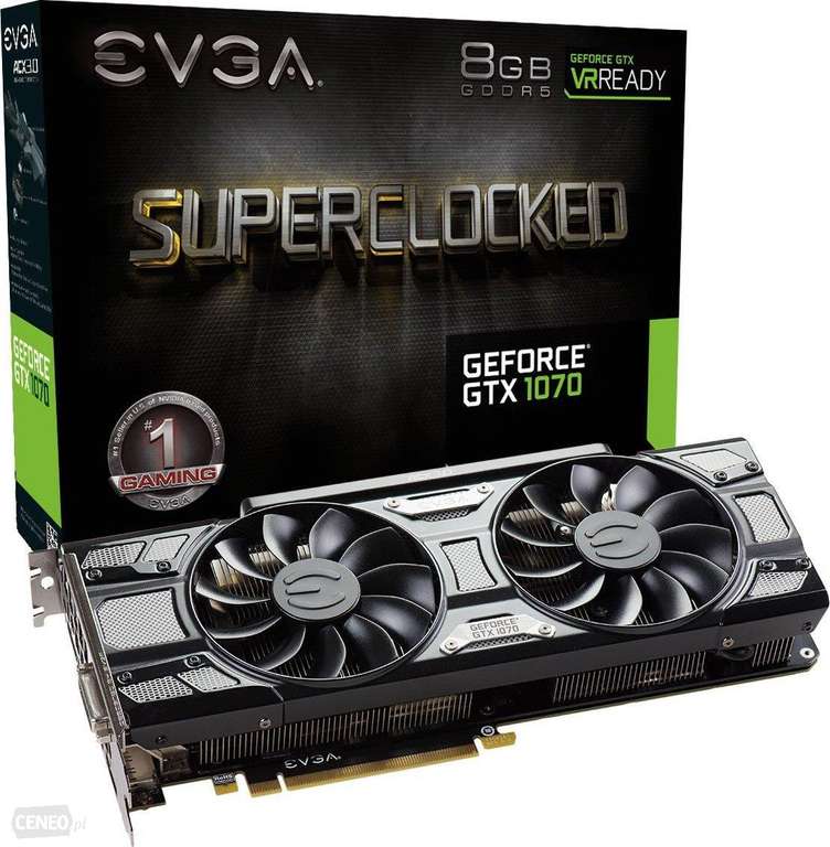 ​EVGA GeForce GTX 1070 SC Gaming ACX 3.0 Black Edition 8GB​​