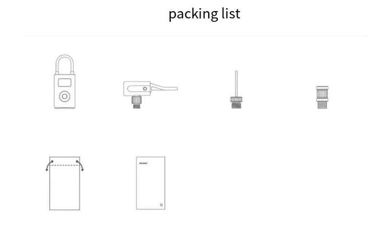 Pompka elektryczna Xiaomi Mini Portable Air Pump 2 (najnowszy model) $28,99 | wysyłka z DE @ DHgate