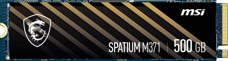 Dysk SSD MSI Spatium M371 500GB M.2 2280 PCI-E x4 Gen3 NVMe (PAMISS650040) @ Morele