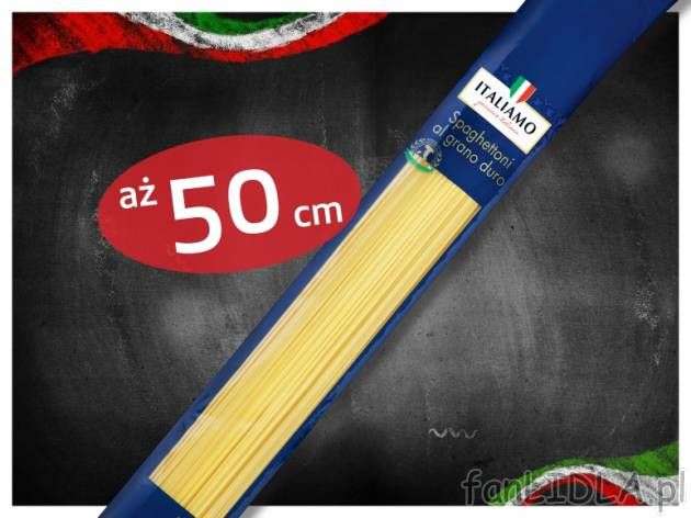 Makaron włoski Italiamo Spaghettoni 50cm w opakowaniu 500g. LIDL