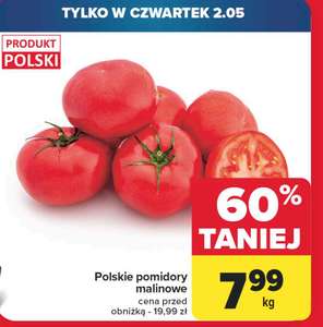 Polskie pomidory malinowe kg @Carrefour
