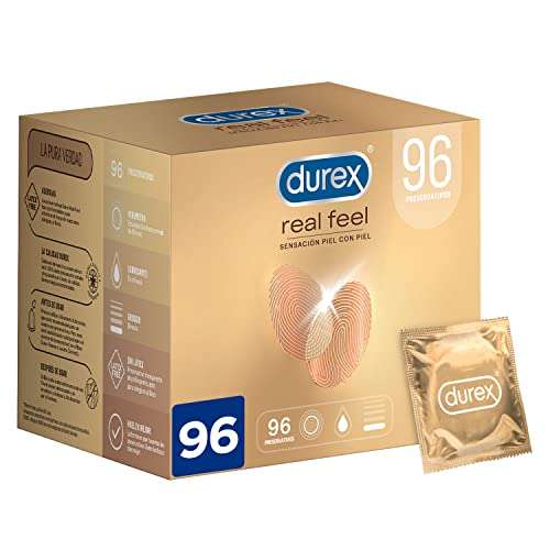Durex prezerwatywy Real Feel Ultra Smooth dodatkowo nawilżane, zapas na zimę 96 szt., tylko 2,19/szt @ Amazon 42,42 €