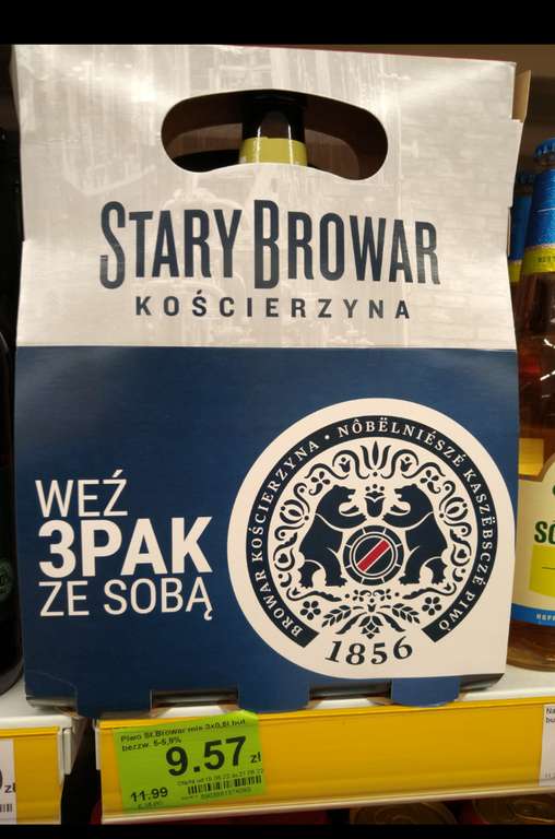 Piwo Stary Browar Kościerzyna mix 3x0,5L @Dino
