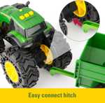 Tomy 47353 John Deere Traktor Monster z przyczepą, światło+dźwięk | darmowa dostawa