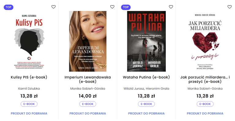Ebooki wydawnictwa Czerwone i Czarne ok. 64% taniej od "cen okładkowych" na swiatksiazki.pl