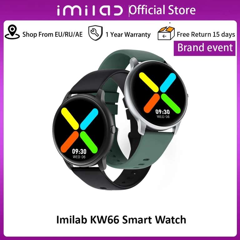 KW66 inteligentny zegarek Smartwatch - $19.43