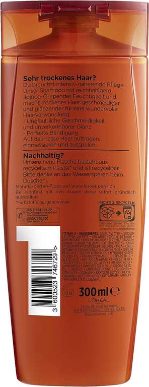 L'Oréal Paris Elseve szampon magiczna moc olejków do włosów suchych | darmowa dostawa z Amazon Prime