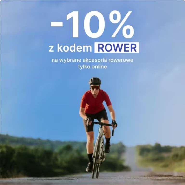 -10% na wybrane akcesoria rowerowe tylko online