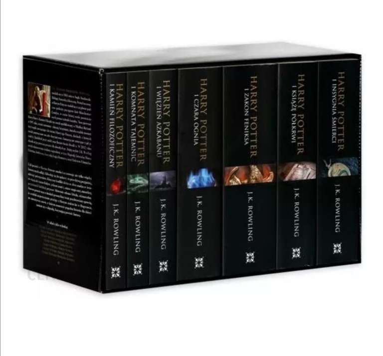 Harry Potter cała seria książek tomy I-VII