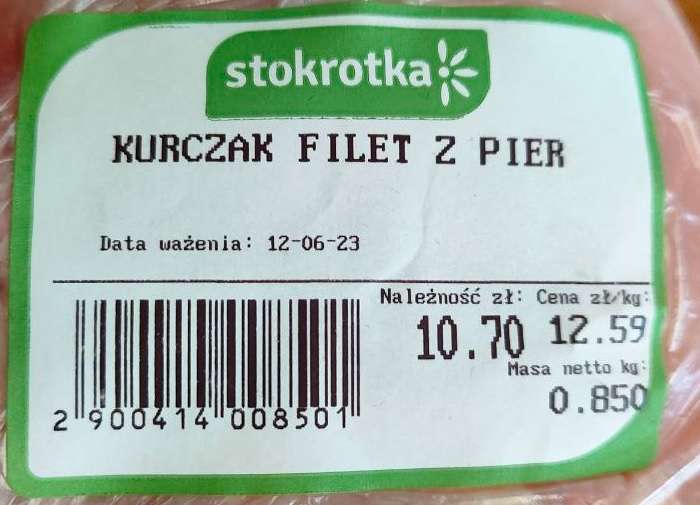 Filet z piersi kurczaka @Stokrotka, Warszawa Kondratowicza
