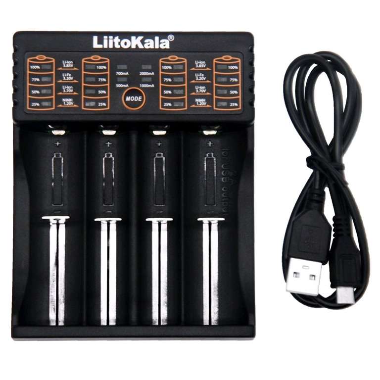 Ładowarka Liitokala Lii-402 do akumulatora 18650 26650 4,35 V / 3,2 V / 3,7 V / 1,2 V