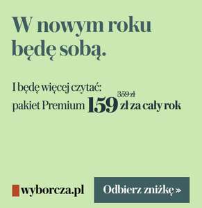 prenumerata Gazeta Wyborcza oferta Noworoczna / prasa ebook książka