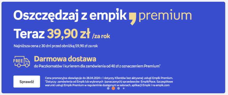 Promocja na Empik Premium