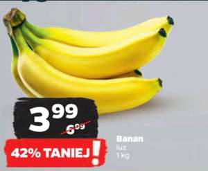 Promocja na banany 3.99zł/kg w Netto
