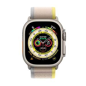 Apple Watch Ultra (GPS + Cellular, 49 mm) Smartwatch Trail Loop Żółty/Beżowy – S/M
