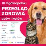 Ogólnopolski bezpłatny Przegląd Zdrowia Psów i Kotów, m.in: badanie kału w kierunku pasożytów, roczny plan profilaktyczny