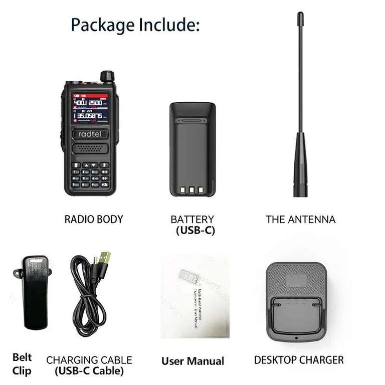 Radtel RT-470 radiotelefon krótkofalówka US $39.61