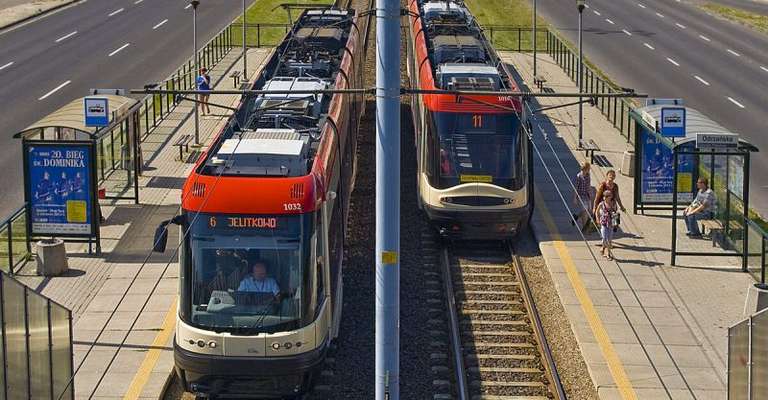 Bezpłatne przejazdy tramwajem na Nowej Warszawskiej w Gdańsku w dniu otwarcia trasy tramwajowej