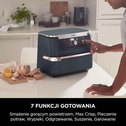 Airfryer Ninja FlexDrawer 10,4 L AF500EUCYD + fartuc...