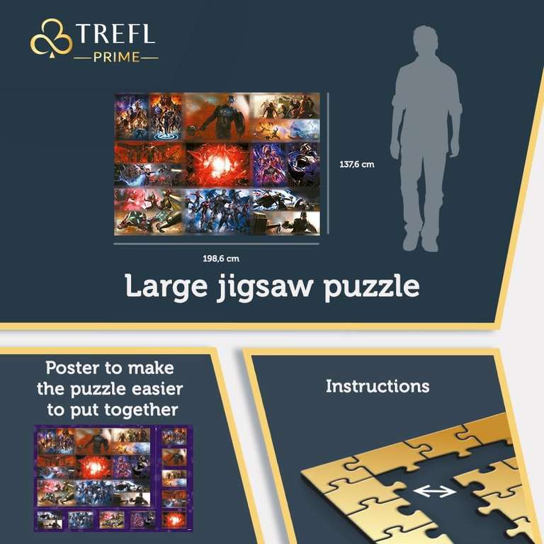 Puzzle Trefl Prime Unlimited Fit Technology - Podróż tysiąca mil, 81025 (13500 elementów)