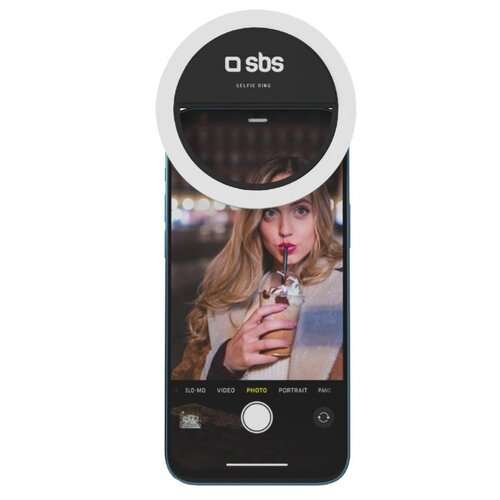 Lampa pierścieniowa do smartfona LED SBS Selfie Ring Light z regulacją jasności, odb.os. 0zł