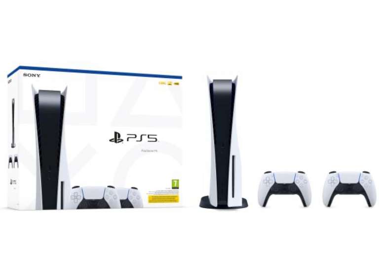 Konsola SONY PlayStation 5 z napędem Blu-ray 4K UHD + Kontroler DualSense Biały