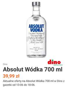 Wódka Absolut Vodka 40% 0.7 L Dino