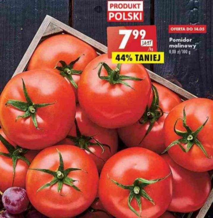 Pomidor malinowy 1kg. Biedronka