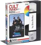 Puzzle Clementoni Kultowe Filmy Blus Brothers w opakowaniu kasety VHS 500 elem., Big Lebowski -19,49 Szczęki 22,49, Back to The Future - 22