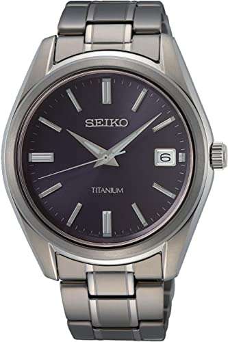 Zegarek Męski Seiko Essential Time SUR373P1 Titanium | Amazon | 196,19€ + 4,13€ dostawa