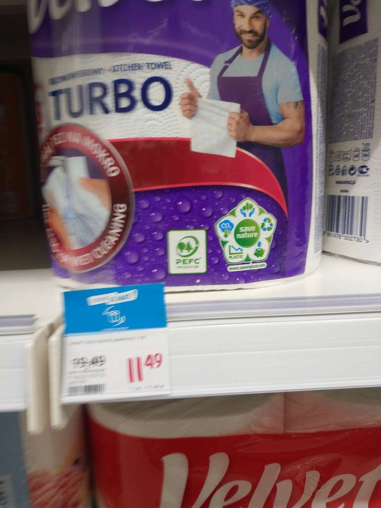 Rossmann Velvet turbo ręcznik papierowy