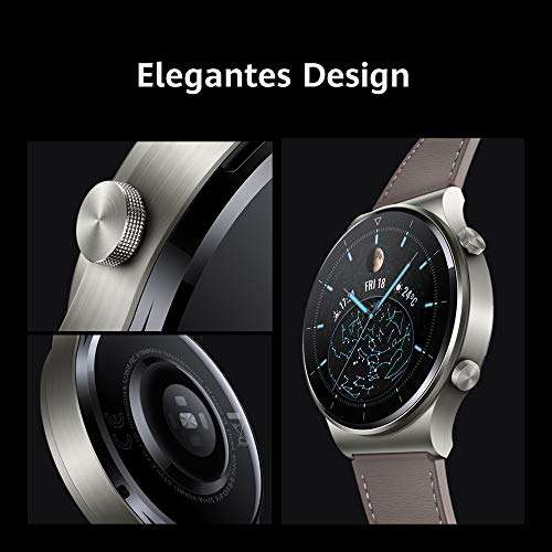 Smartwatch HUAWEI Watch GT 2 Pro, 2 tygodnie pracy baterii, używany stan bdb z rabatem 30% [ 128,02 € ] stan idealny [ 136,29 € ]