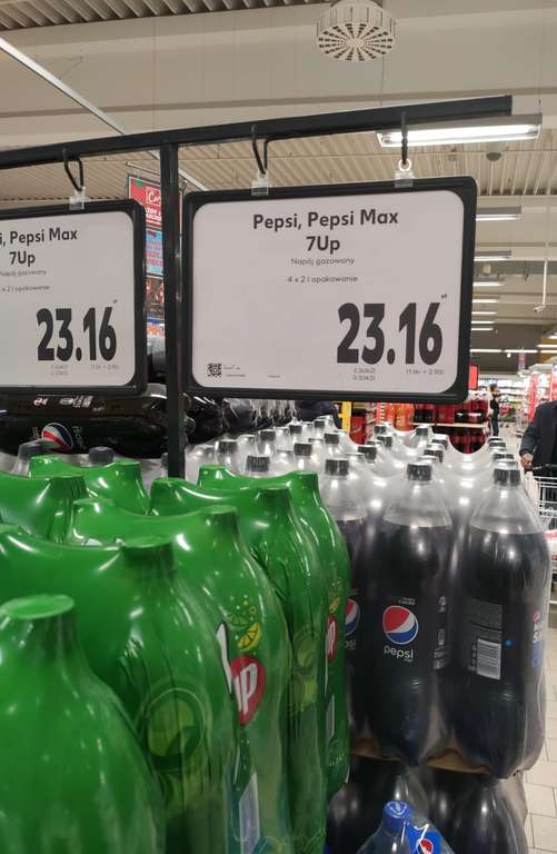 Pepsi 2L w 4 paku za 5,79 szt.