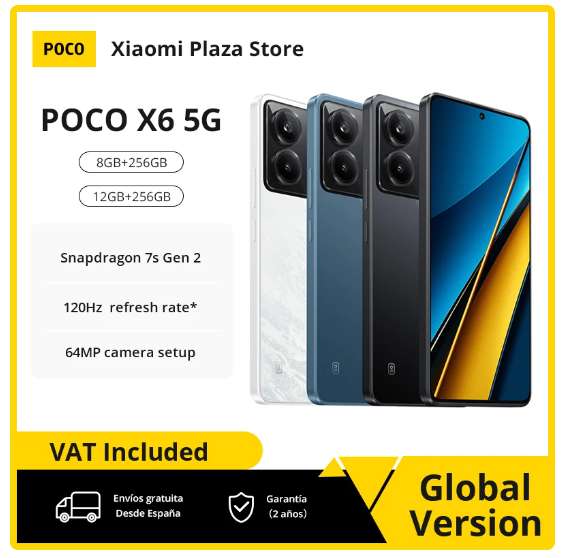 Smartfon POCO X6 8+256GB Global USD212.98