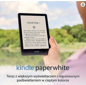 Kindle Paperwhite (16 GB) – teraz z wyświetlaczem 6,8" i regulowanym podświetleniem w ciepłym kolorze – bez reklam