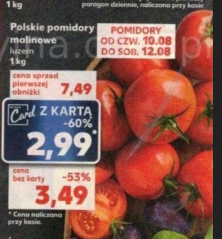 Pomidory malinowe kg @Kaufland