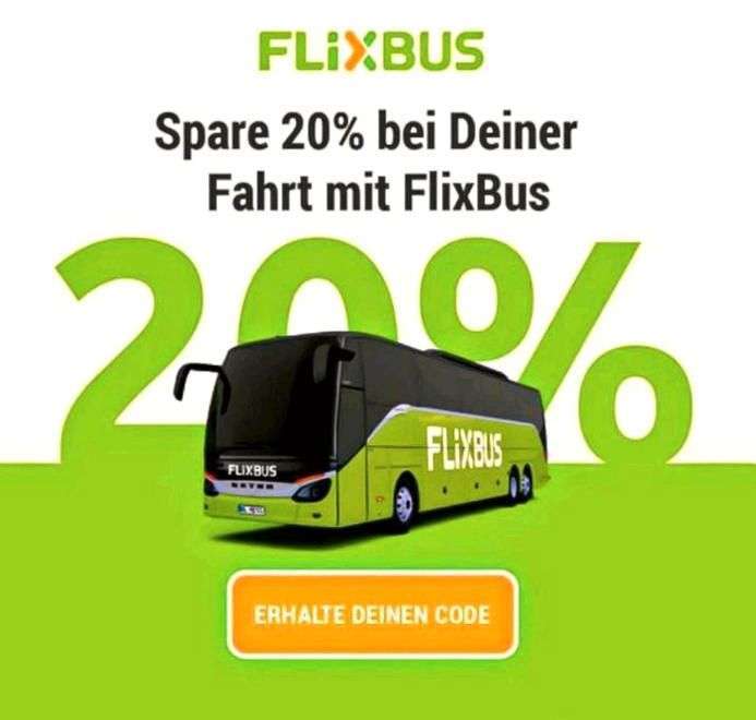 Kupon Flixbus -20% na jedną podróż. (Trzeba miec tylko Numer + Email)