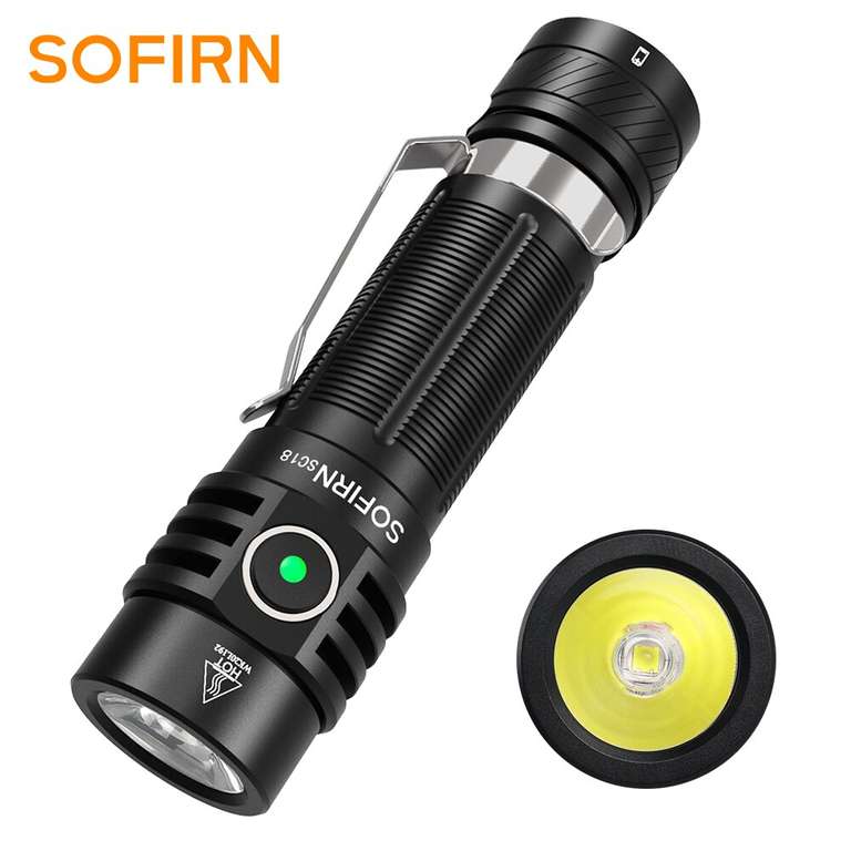 Zbiorcza okazja na latarki Sofirn / Convoy / Astrolux i inne np: Sofirn SC18 1800lm Flashlight SST40 za $15.81 (14.41€)