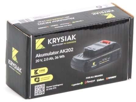 Akumulator KRYSIAK AK202 2Ah 20V (dostawa 0zł ze Smart)