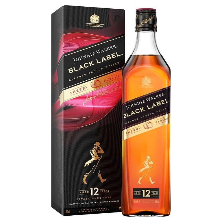 Johnnie Walker Black Label 12 Sherry Finish, 40% 0,7l