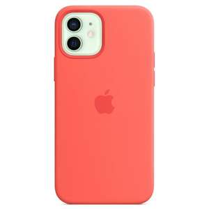 Oryginalne etui Apple Silicon Case MagSafe iPhone 12 mini różowe