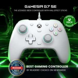 Certyfikowany gamepad do Xboxa / PC Gamesir G7 SE (analogi i triggery z efektem Halla) | Wysyłka z CZ @ Geekbuying