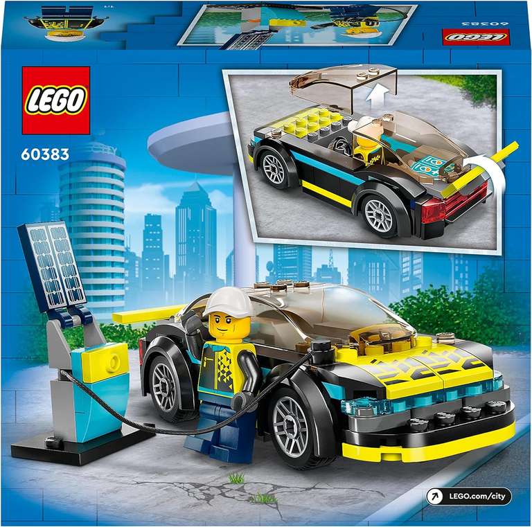 LEGO City 60383 Elektryczny samochód sportowy | darmowa dostawa z Amazon Prime