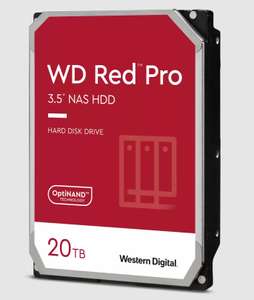 2x dysk serwerowy WD Red Pro 20 TB 3.5" SATA (WD201KFGX), spora promka! Więcej w opisie @ Western Digital